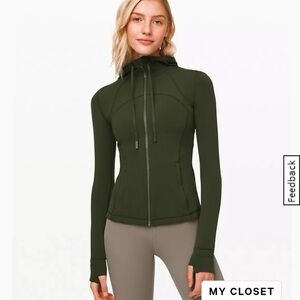 Lululemon Size 6 Hooded Define Jacket *Nulu
Camo Green